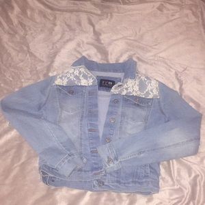 jean lace jacket